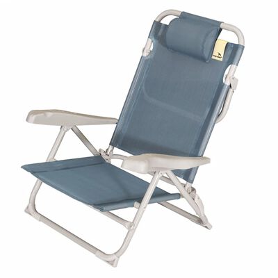 Easy Camp Folding Beach Chair Breaker Ocean Blue