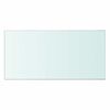 vidaXL Shelves 2 pcs Panel Glass Clear 60x30 cm