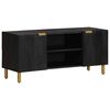 vidaXL TV Cabinet Black 105x33x46 cm Engineered Wood