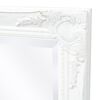vidaXL Wall Mirror Baroque Style 120x60 cm White