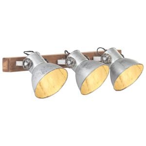 vidaXL Industrial Wall Lamp Silver 65x25 cm E27