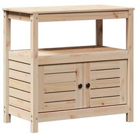 vidaXL Potting Table with Shelves 82.5x45x81 cm Solid Wood Pine