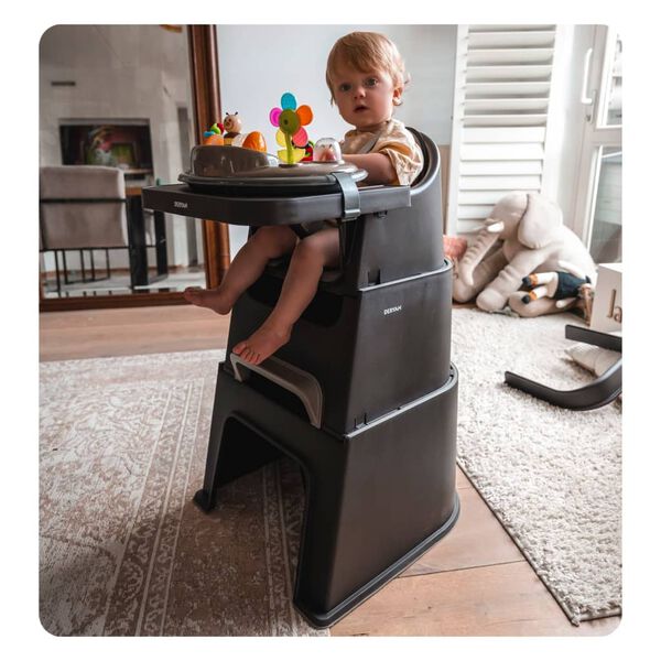 DERYAN 5-in-1 Kids High Chair Quuby Black