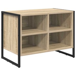 vidaXL Shoe Cabinet Sonoma 60 x 35 x 44 cm Engineered Wood