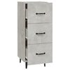 vidaXL Sideboard Concrete Grey 34.5x34x90 cm Engineered Wood