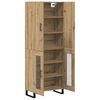 vidaXL Highboard 2 pcs Artisan Oak 69.5 x 34 x 180 cm