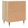 vidaXL Bedside Cabinets 2 pcs Sonoma Oak 40x30x50 cm Engineered Wood