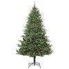 vidaXL Artificial Pre-lit Christmas Tree with Ball Set Green 240 cm