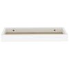 vidaXL Loggia Wall Shelves 4 pcs Oak and White 40x15x4 cm MDF