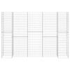 vidaXL H-Shaped Gabion Planter Steel Wire 260x40x200 cm