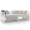 vidaXL Day Bed without Mattress White 90x190cm Solid Wood Pine