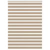 vidaXL Zebra Blind Sand Brown 165x200 cm Fabric Width 160.9 cm Polyester