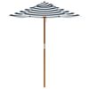 vidaXL Garden Umbrella for Kids with Wooden Pole &Oslash;120x140 cm