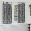 vidaXL Velvet Curtains with Curtains 2 pcs Grey 175 x 140 cm Velvet
