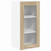 vidaXL Hanging Cabinet with Storage 2 pcs Sonoma Oak 40 x 31 x 80 cm