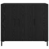 vidaXL Sideboard Black Oak 90 x 34 x 80 cm Engineered Wood