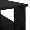 vidaXL Coffee Table Black Oak 90 x 50 x 40 cm Engineered Wood