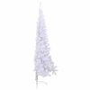 vidaXL Artificial Christmas Tree with Stand White 240 cm PVC and Steel