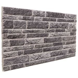 vidaXL Wall Panels 10 pcs 100 x 50 cm Anthracite EPS Foam