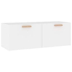 vidaXL Wall Cabinet White 100x36,5x35 cm Engineered Wood