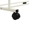 vidaXL Clothes Rack with Shelf with Wheel White 80 x 53 x 156 cm