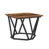 vidaXL Coffee Table 3 pcs Old Wood Engineered Wood and Steel