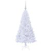 vidaXL Artificial Christmas Tree with Stand White 120 cm PVC and Steel
