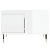 vidaXL Coffee Table High Gloss White 55x55x36.5 cm Engineered Wood