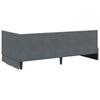 vidaXL Corner Bed Frame with Headboard Dark Grey 90 cm x 200 cm Velvet