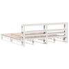 vidaXL Bed Frame without Mattress White 180x200 cm Super King Solid Wood Pine