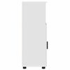vidaXL Bathroom Cabinet White 30 x 35 x 95 cm Engineered wood & Metal