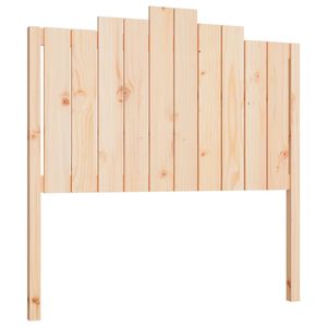 vidaXL Bed Headboard 106x4x110 cm Solid Wood Pine