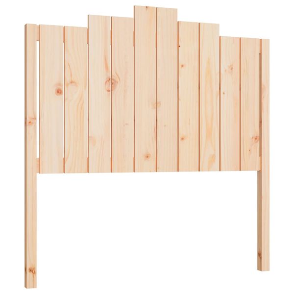vidaXL Bed Headboard 106x4x110 cm Solid Wood Pine