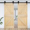 vidaXL Door NARVIK 85x210 cm Solid Wood Pine