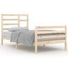 vidaXL Bed Frame without Mattress Solid Wood 100x200 cm