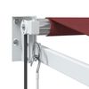 vidaXL Automatic Retractable Awning Burgundy 400x300 cm