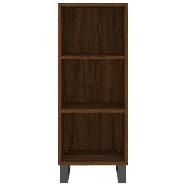 vidaXL Sideboard Brown Oak 34.5x32.5x90 cm Engineered Wood