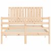 vidaXL Bed Frame without Mattress 120x200 cm Solid Wood