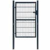 vidaXL 2D Fence Gate (Single) Anthracite Grey 100x180 cm