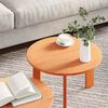 vidaXL Coffee Table 2 pcs Wax Brown Solid Pine wood