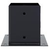 vidaXL Post Bases Square 4 pcs Anthracite 121x121 mm Powder-coated Steel