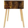 vidaXL Bedside Cabinets 2 pcs Smoked Oak 40x40x56 cm Engineered Wood