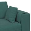 vidaXL Velvet Sofa with Cushion Dark Green 208 cm Velvet