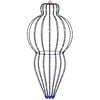 vidaXL Christmas Finial Light 320 LEDs Multicolour Dia. 40 x 75 cm
