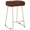 vidaXL Gavin Bar Stools 2 pcs Solid Mango Wood