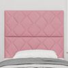 vidaXL Headboard Height Adjustable with Headboard Pink 100 cm Velvet