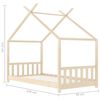 vidaXL Kids Bed Frame Solid Pine Wood 70x140 cm