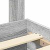 vidaXL Bed Frame with Drawer Grey Sonoma 120 x 190 cm Engineered Wood