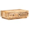 vidaXL Coffee Table 90x60x29 cm Rough Mango Wood
