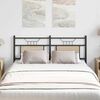vidaXL Headboard Sonoma Oak 137 cm Engineered Wood and Steel